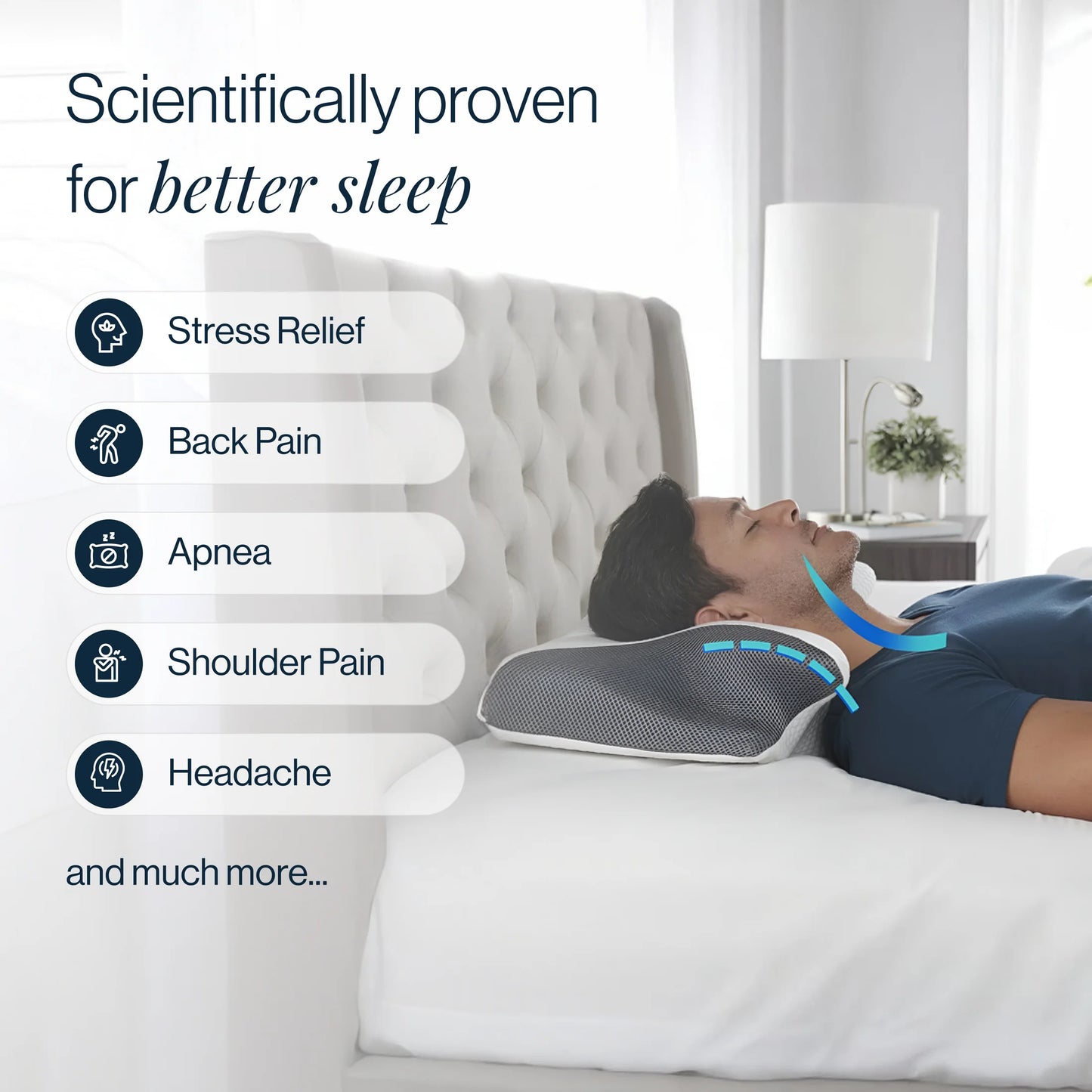 Comforta™ Ergonomic Relief Pillow