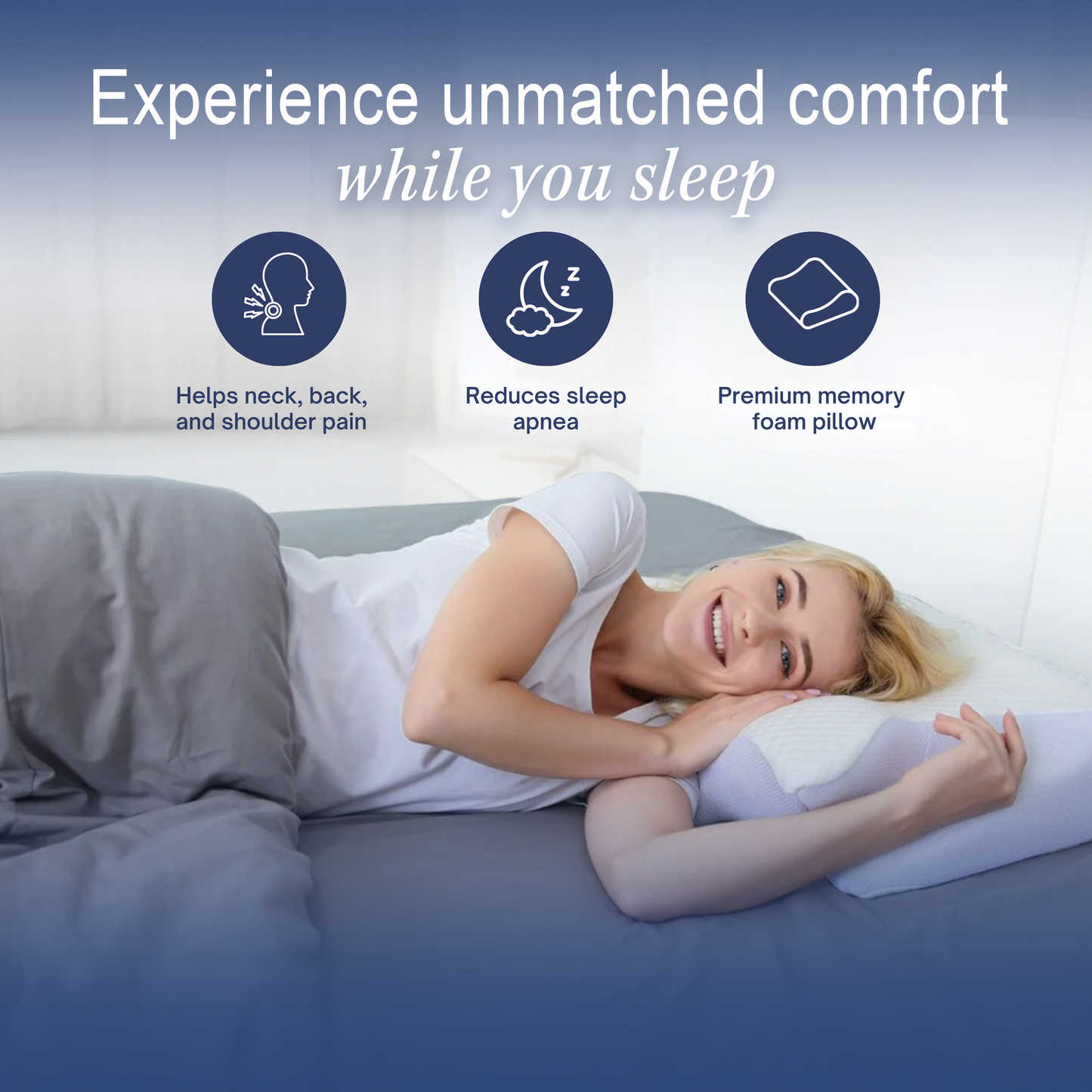 Comforta™ Ergonomic Relief Pillow